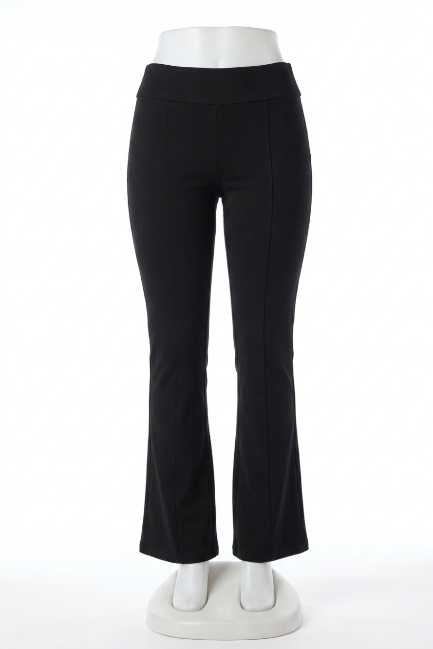 NEW DEAR SCARLETT magic kick flare pants in black